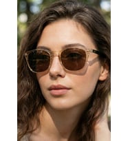 SUNSTOP Polarize Unisex Güneş Gözlüğü 1372 C2054 - TR90 Esnek Dayanıklı Çerçeve, İtalyan Vernik