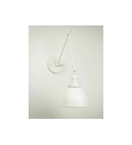 RİOLİGHT VİNTAGE,RETRO,RUSTİK ÜÇ MAFSALLI HAREKETLİ BAŞLIK 1XE27 METAL BEYAZ AKROBAT DUVAR APLİK