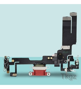 Apple İphone 14 Full Şarj Soketi Filmi FLEX (KIRMIZI)