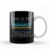 This Is My Poundland Christmas Jumper Kupa Bardak Porselen