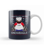 South Park Chocolate Salted Snowballs Christmas Knit Pattern Kupa Bardak Porselen