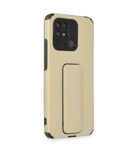 Xiaomi Redmi 10c Kılıf Mega Standlı Silikon - Gold