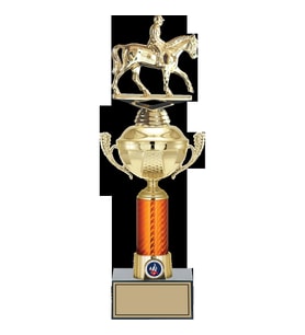 ODAK KUPA - Figürlü Kupalar - At / Binici Figürlü Kupalar FG-056 C - 40 cm