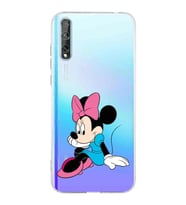 Huawei P Smart s  Kamera korumalı Kapak Minnie Mouse Tasarımlı  Şeffaf Kılıf