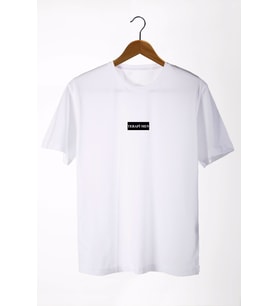 Erkek Beyaz Terapi Men Baskılı Bisiklet Yaka Oversize T-Shirt 22Y-3400762-5