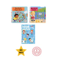 Hareketli Oyun Saati - Hareketli Park - Eğitici Hareketli Kitap Set