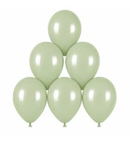 Yeşil Renk Lateks makaron Balon (30 cm) - 6 Adet