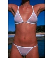 pilelistore  B060706 Transparan Bikini Takım (Beyaz)