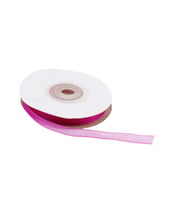Organze Kurdele 10 MM (22 Metre)  Fuşya