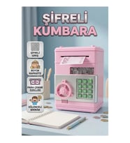 Şifreli Elektronik Para Kumbarası Büyük Kapasiteli Otomatik Para Çekme Özellikli