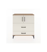 Arges Şifonyer 2 Raflı 2 Çekmeceli 2 Kapaklı 88x30x96 Çam-Aytaşı