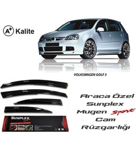Volkswagen Golf 5 Cam Rüzgarlığı Mugen Tip Sunplex