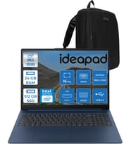 Lenovo Ideapad Slim 3 16IRH10 Intel Core I5 13420H 24GB 512GB SSD Freedos 16" Wuxga (1920X1200) IPS 300NITS Taşınabilir Bilgisayar 83K2001RTRF04 + Zetta Çanta