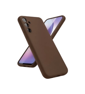 Samsung Galaxy A24 4g Kılıf First Silikon - Kahverengi