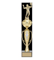 ODAK KUPA - Figürlü Kupalar - Voleybol Erkek Figürlü Kupalar FG-071 C - 49 cm