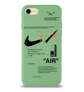 Apple iPhone 8 Uyumlu Lansman Kılıf Sneakers Tasarımlı Altı Kapalı İçi Kadife Kaplı Silikon Kapak (Şeffaf)