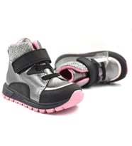 LepiKids Bt48 Hakiki Deri Kız Çocuk Bot PLATİN