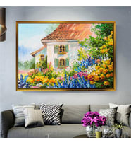 Altın Çerçeveli dekoratif tablo l209 (Gold)