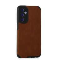 Samsung Galaxy M34 5g Kılıf Loop Deri Silikon - Kahverengi