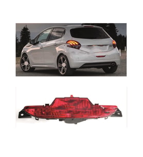 Peugeot 208 Arka Sis Lamba Reflektör 2012>