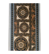 Ecenur Soft Pamuk Retro Şal (Açık Gri - Siyah)