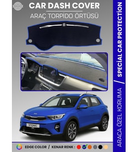 KİA STONIC (2017-2021) Torpido Örtüsü Ön Panel Halı Torpido Koruma Tam Uyum Araca Özel Kaymaz