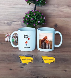 Ütopyalar Güzeldir Kupa Bardak Beyaz Fotoğraflı Doğum Günü Hediyesi