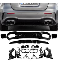 MERCEDES A SERİSİ W177 A45 HB AMG DİFÜZÖR + EGZOZ UÇLARI 2018+