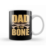 Dad To The Bone Funny Dad Pun Father s Day Joke Kupa Bardak Porselen