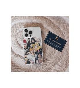 Samsung Galaxy A54 Uyumlu Bleach Anime Tüm Karakterler Tasarımlı Şeffaf Kılıf