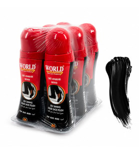 6 ADET SİYAH LİKİT AYAKKABI BOYASI 75ML