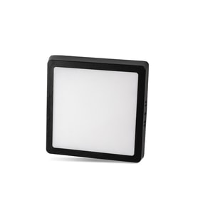 Noas 18W LED Sıva Üstü Slim Panel Kare (Siyah)