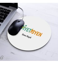 İsimli Diyetisyen Temalı Yuvarlak Mousepad