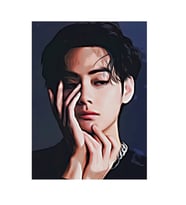 Bts Kim Taehyung/ V Tablo Ahşap Poster Dekoratif Kod2736