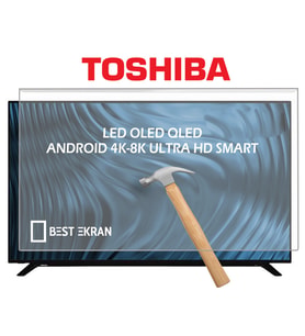Toshiba 65UV1563DT Tv Ekran Koruyucu - Toshiba 65" inç 165 Ekran Smart vidaa Kırılmaz Koruyucu