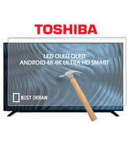 Toshiba 65UV1563DT Tv Ekran Koruyucu - Toshiba 65" inç 165 Ekran Smart vidaa Kırılmaz Koruyucu