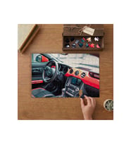 Spor Araba İç Konsol Tasarımı 240 parça Ahşap Puzzle Ahşap Kutuda MP07380