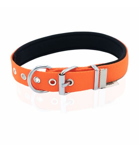 Doggie Konfor Dokuma Boyun Tasması Turuncu 2.5*37-45 cm (DSBT-2510 M)