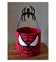 22x20 El Yapımı Spiderman Oyuncak Sepeti, Çok Amaçlı Sepet, Düzenleyici