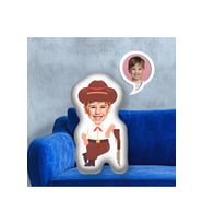 Kişiye Özel Fotoğraflı Kahraman Kovboy Yastık 115173 30 cm