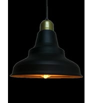 Retro Metal Sarkıt Avize Rustik Tekli Sarkıt Siyah Gold Duylu Cafe Mutfak Aydınlatma (Burnt Olive)