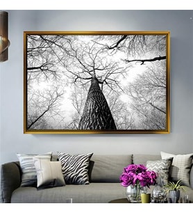 Altın Çerçeveli dekoratif tablo a889 (Gold)