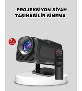 Akıllı Projeksiyon Cihazı HDMI USB Bağlantılı Taşınabilir Enerji Tasarruflu