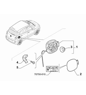 Fiat Linea/Fiorino Ön Tampon Braketi Şase Ucu  Sol 2007  (Oem No:  52142371)