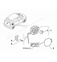 Fiat Linea/Fiorino Ön Tampon Braketi Şase Ucu  Sol 2007  (Oem No:  52142371)