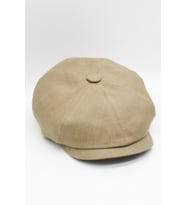 Erkek %100 Cotton Yazlık İngiliz Kasket Şapka (Camel)