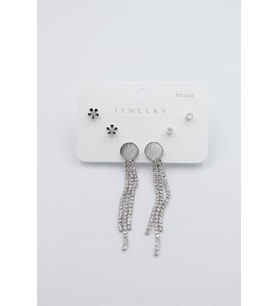 Northcity Çoklu Set Küpe - Gümüş