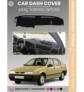 RENAULT 19 Torpido Örtüsü Ön Göğüs Koruma Torpido Koruma Araca Özel Tam Uyum Kaymaz Kolay Montaj