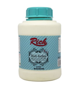 Rich Multi Surface Her Yüzey İçin Akrilik Boya 1250 cc 2105 KEMİK 