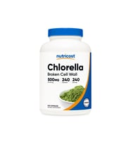 Nutricost Organic Chlorella 1000 mg (240 Tablet) - Organik Klorella Yosunu Takviye Edici Gıda